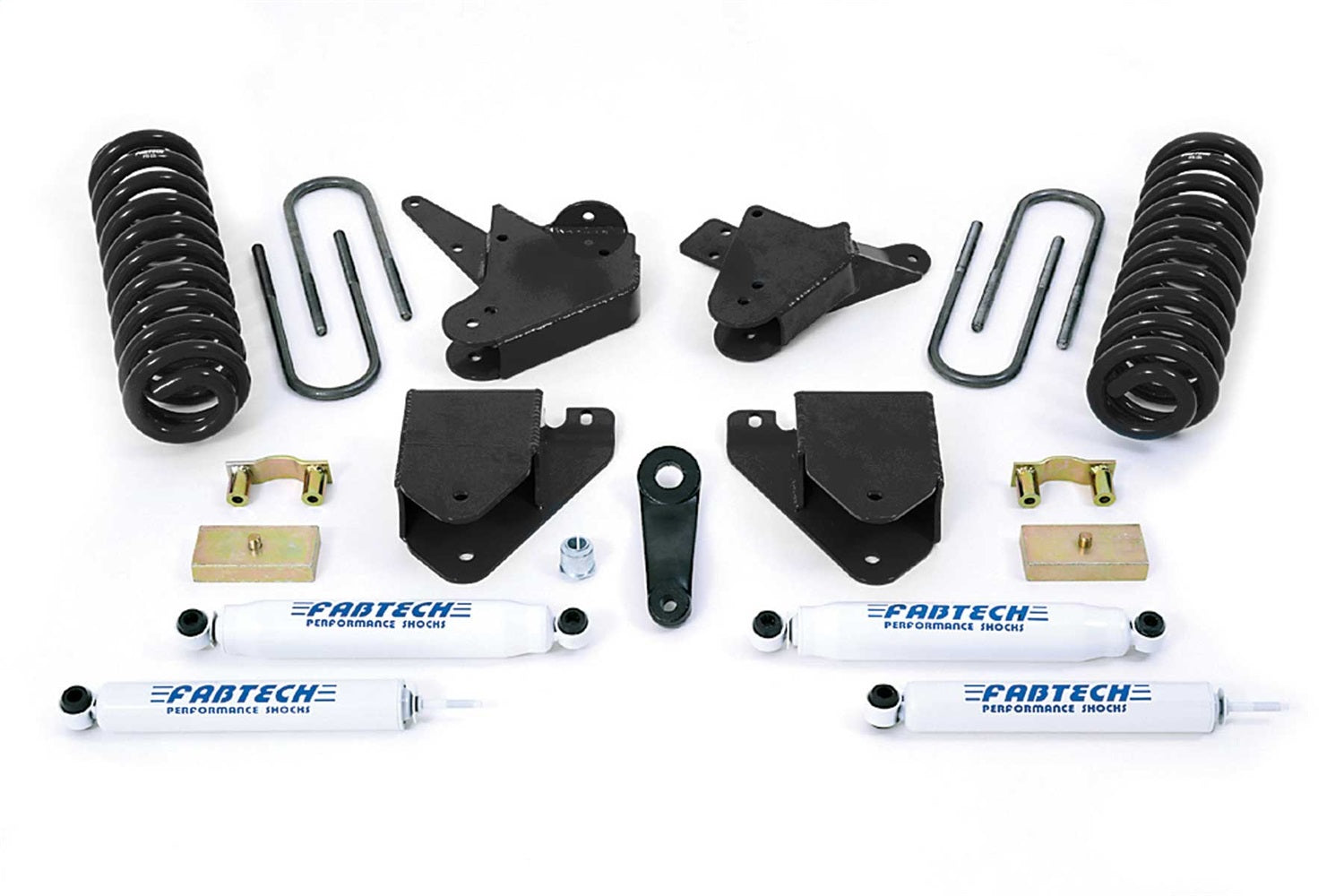 Fabtech K20601 Basic Lift System w/Shocks; w/Performance Shocks; 6 in. Lift; Fabtech K20601