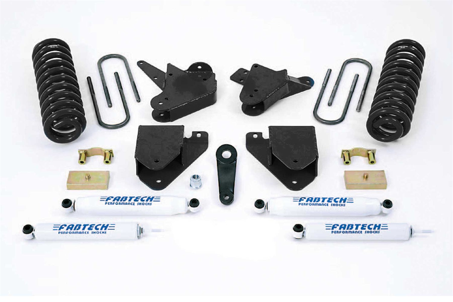 Fabtech K2099 Basic Lift System w/Shocks; w/Performance Shocks; 6 in. Lift; Fabtech K2099
