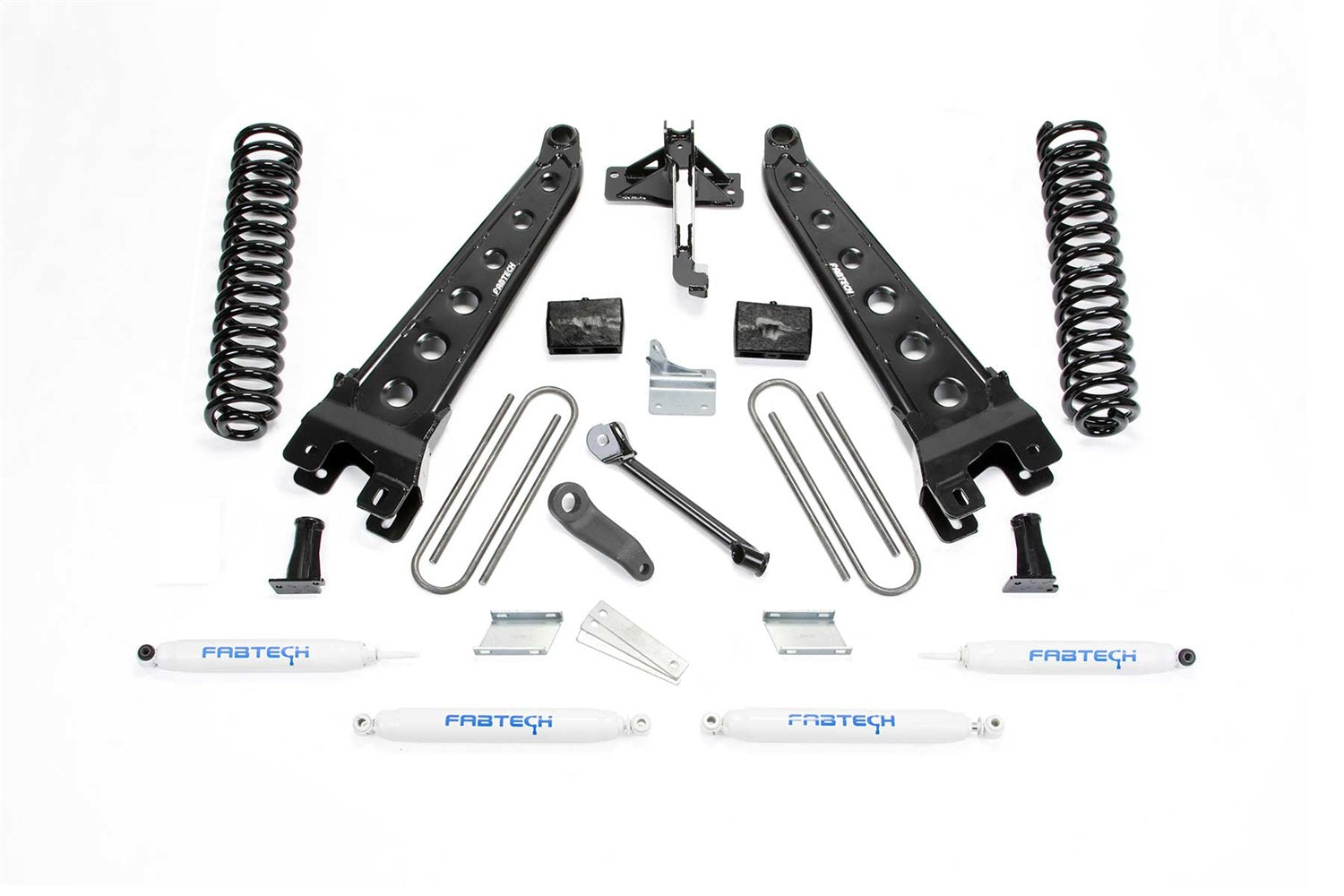 Fabtech K2119 Radius Arm Lift System; w/Performance Shocks; 6 in. Lift; Fabtech K2119