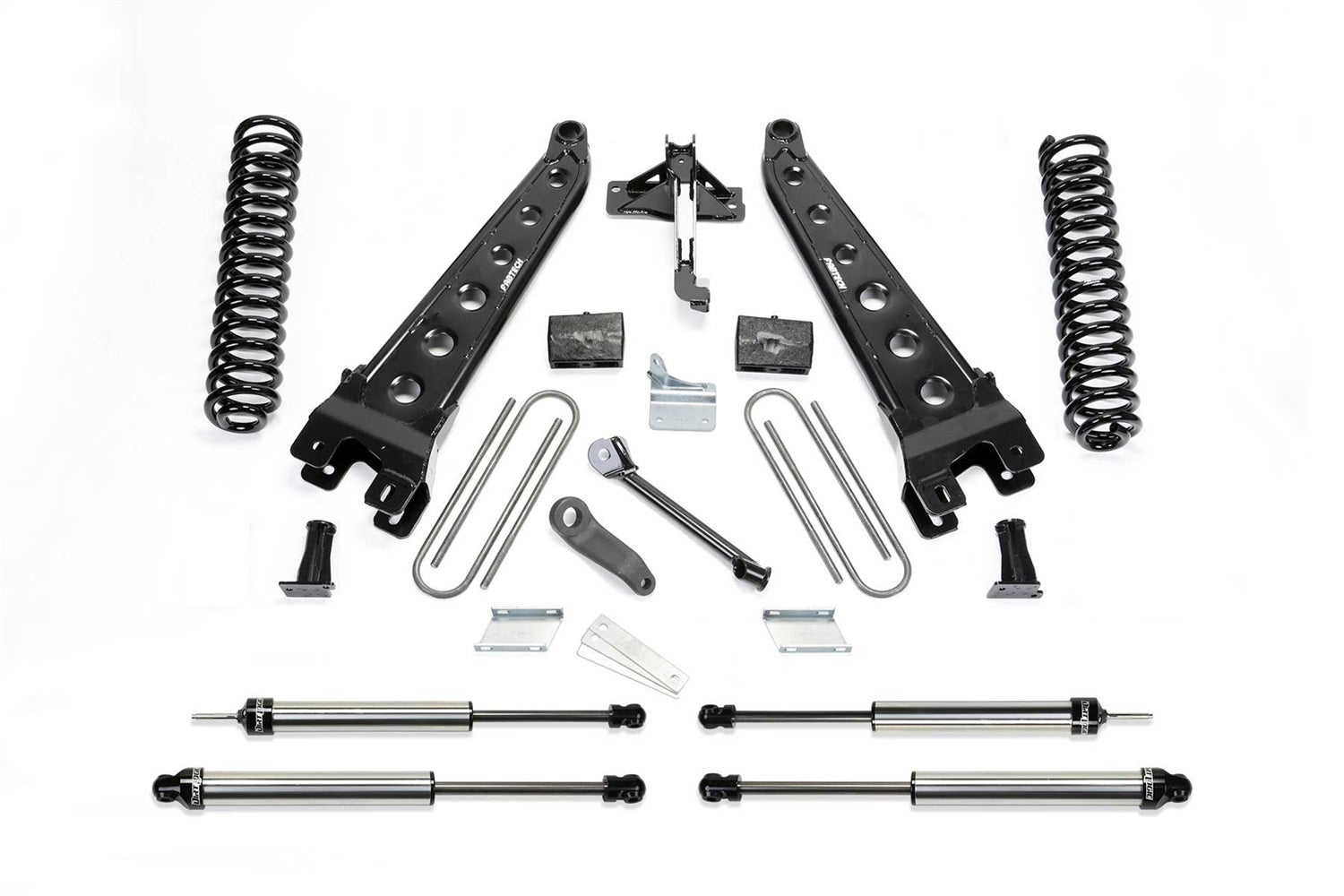 Fabtech K2119DL Radius Arm Lift System; w/DLSS Shocks; 6 in. Lift; Fabtech K2119DL