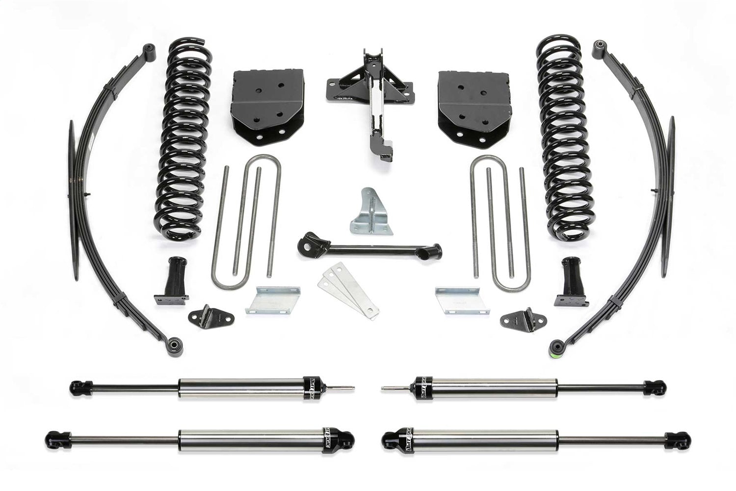 Fabtech K2127DL Basic Lift System w/Shocks; w/DLSS Shocks; 8 in. Lift; Fabtech K2127DL