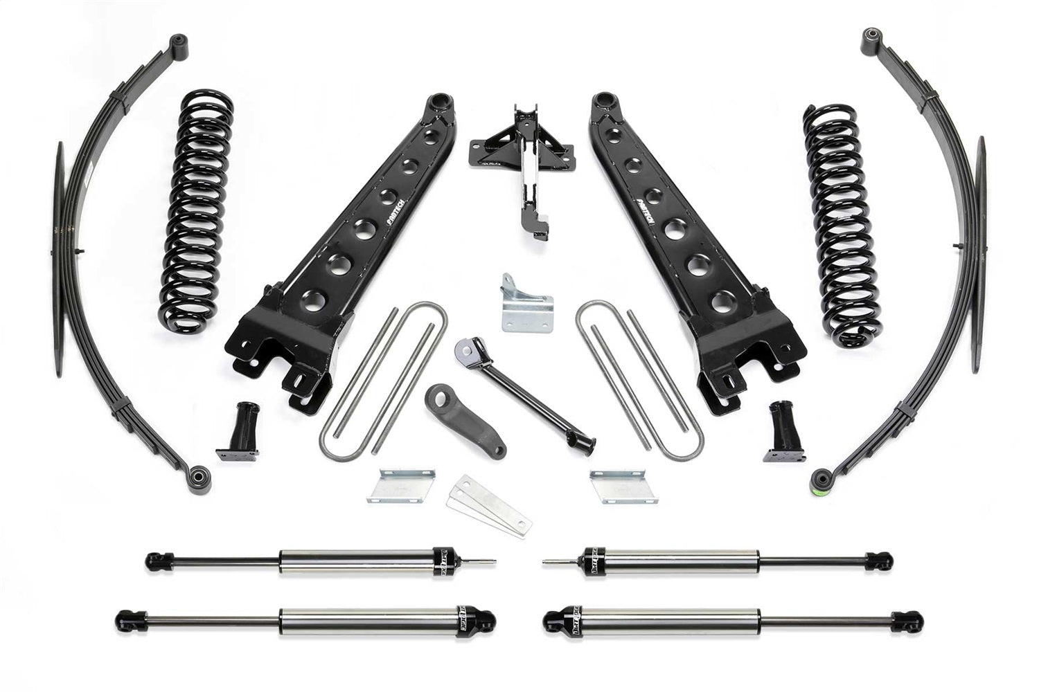 Fabtech K2128DL Radius Arm Lift System; w/DLSS Shocks; 8 in. Lift; Fabtech K2128DL