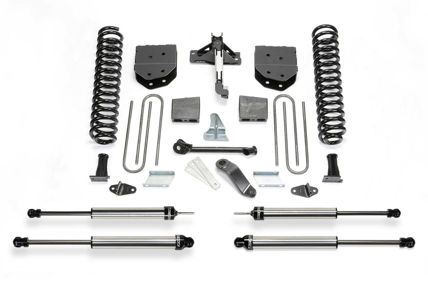 Fabtech K2130DL Basic Lift System w/Shocks; w/DLSS Shocks; 6 in. Lift; Fabtech K2130DL