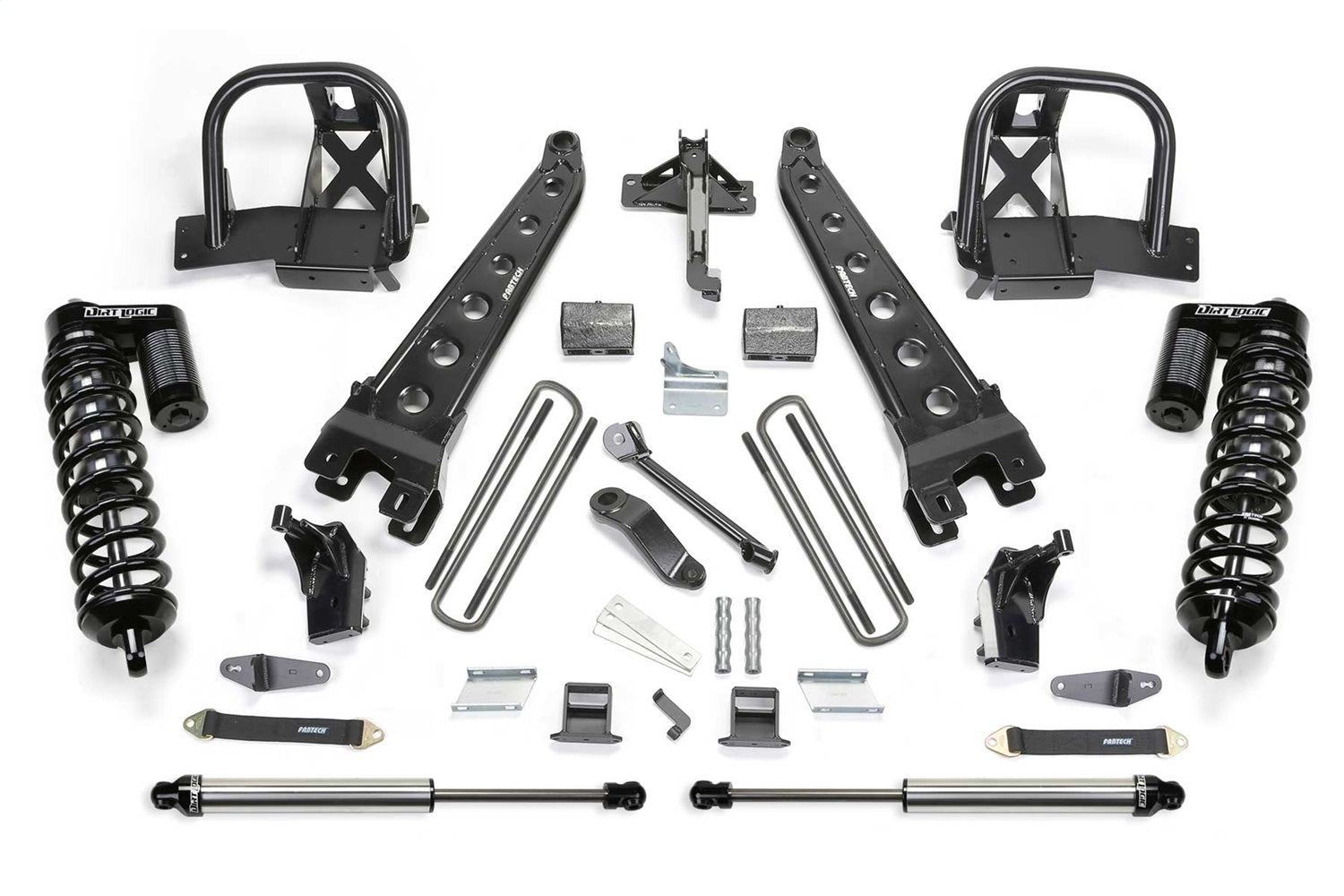 Fabtech K2145DL Radius Arm Lift System; w/DLSS Shocks; 6 in. Lift; Fabtech K2145DL