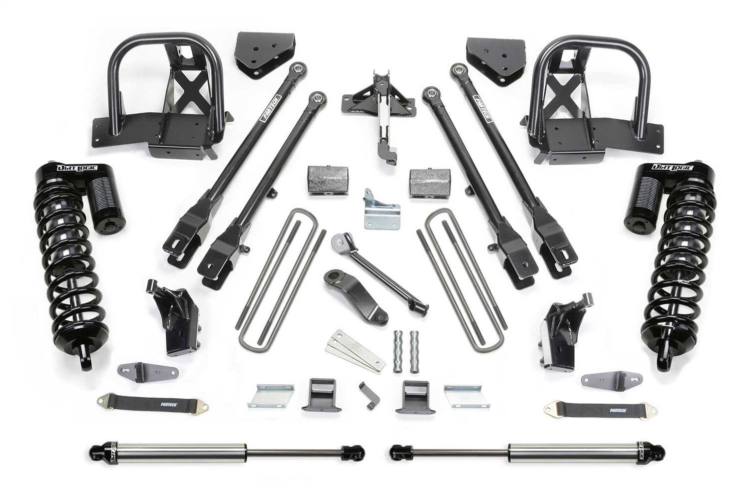 Fabtech K2146DL 4 Link Lift System; w/DLSS Shocks; 6 in. Lift; 4.0 Coilovers; Fabtech K2146DL