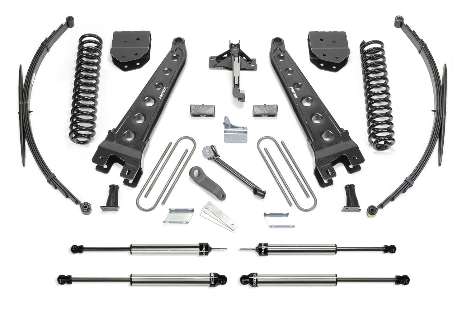 Fabtech K2147DL Radius Arm Lift System; 10 in. Lift; w/DLSS Shocks; Fabtech K2147DL