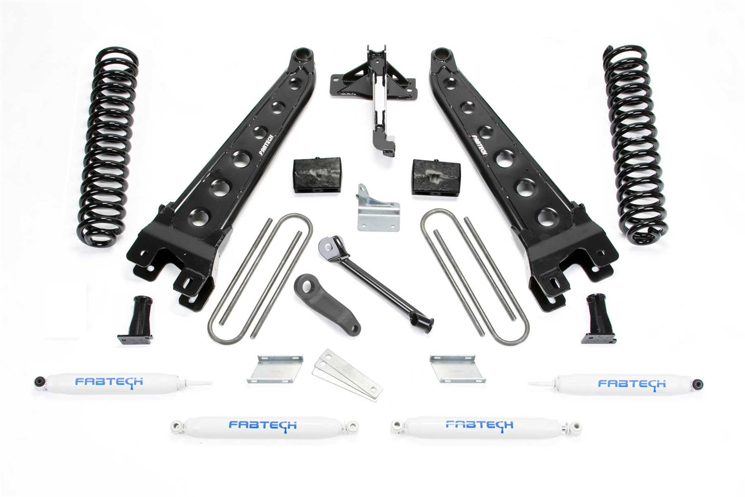 Fabtech K2156 Radius Arm Lift System; w/Performance Shocks; 6 in. Lift; Fabtech K2156