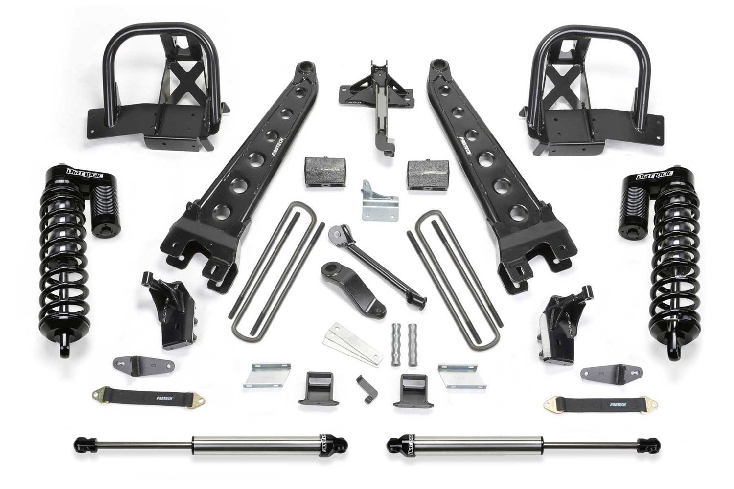 Fabtech K2158DL Radius Arm Lift System; w/DLSS Shocks; 6 in. Lift; Fabtech K2158DL