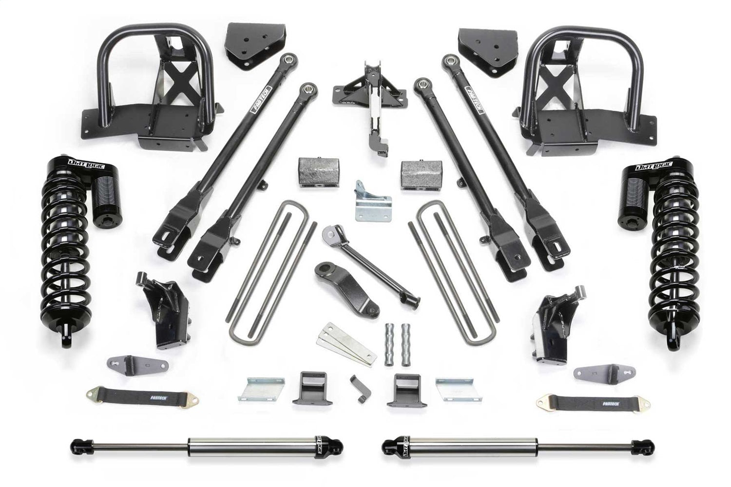 Fabtech K2159DL 4 Link Lift System; w/DLSS Shocks; 6 in. Lift; Fabtech K2159DL