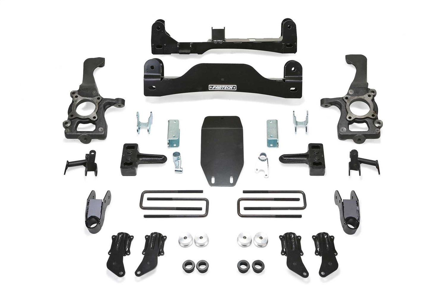 Fabtech K2186 Basic Lift System w/Shocks; 4 in. Lift; Fabtech K2186