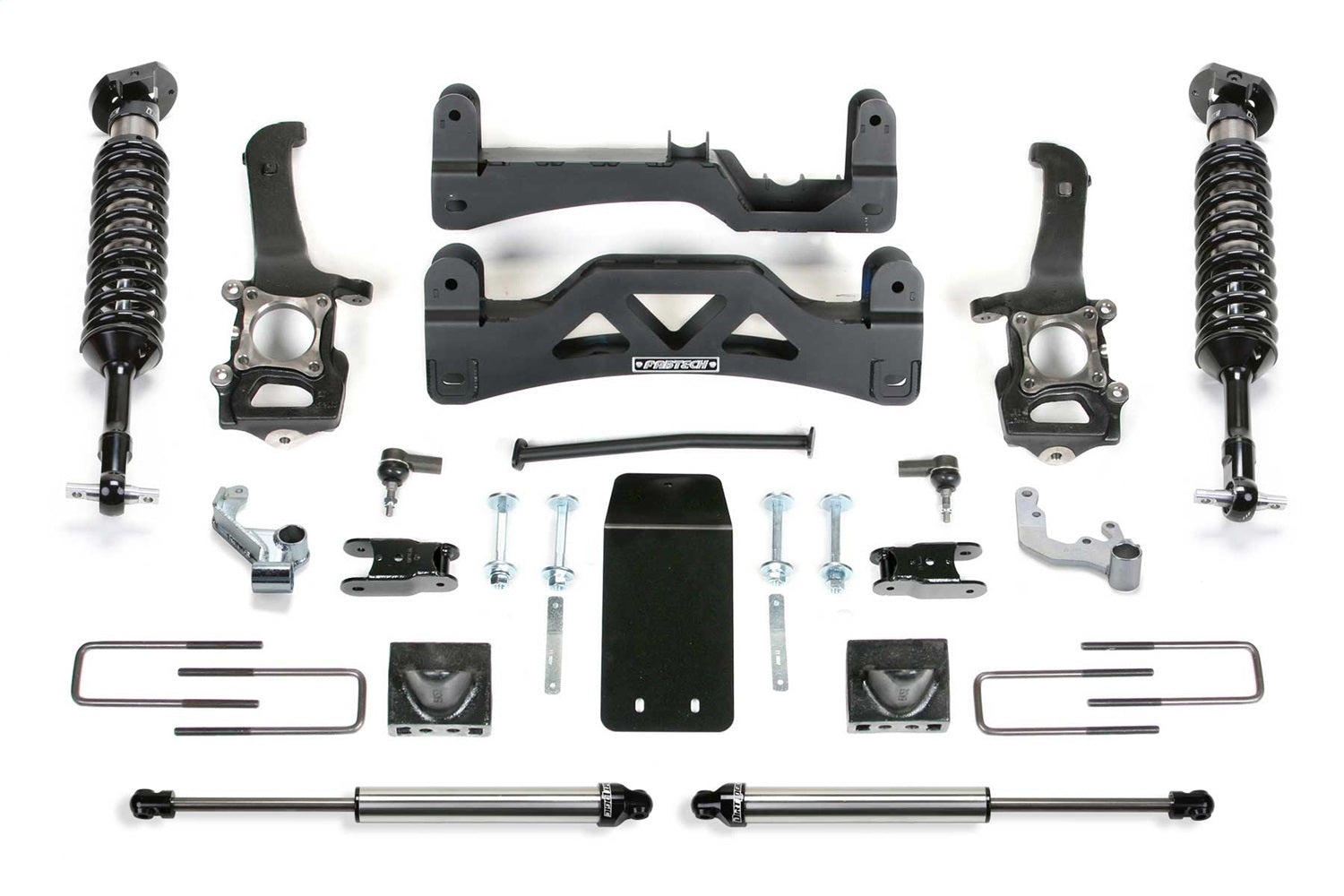 Fabtech K2191DL Performance Lift System w/Shocks; GEN II w/DLSS Shocks; Fabtech K2191DL