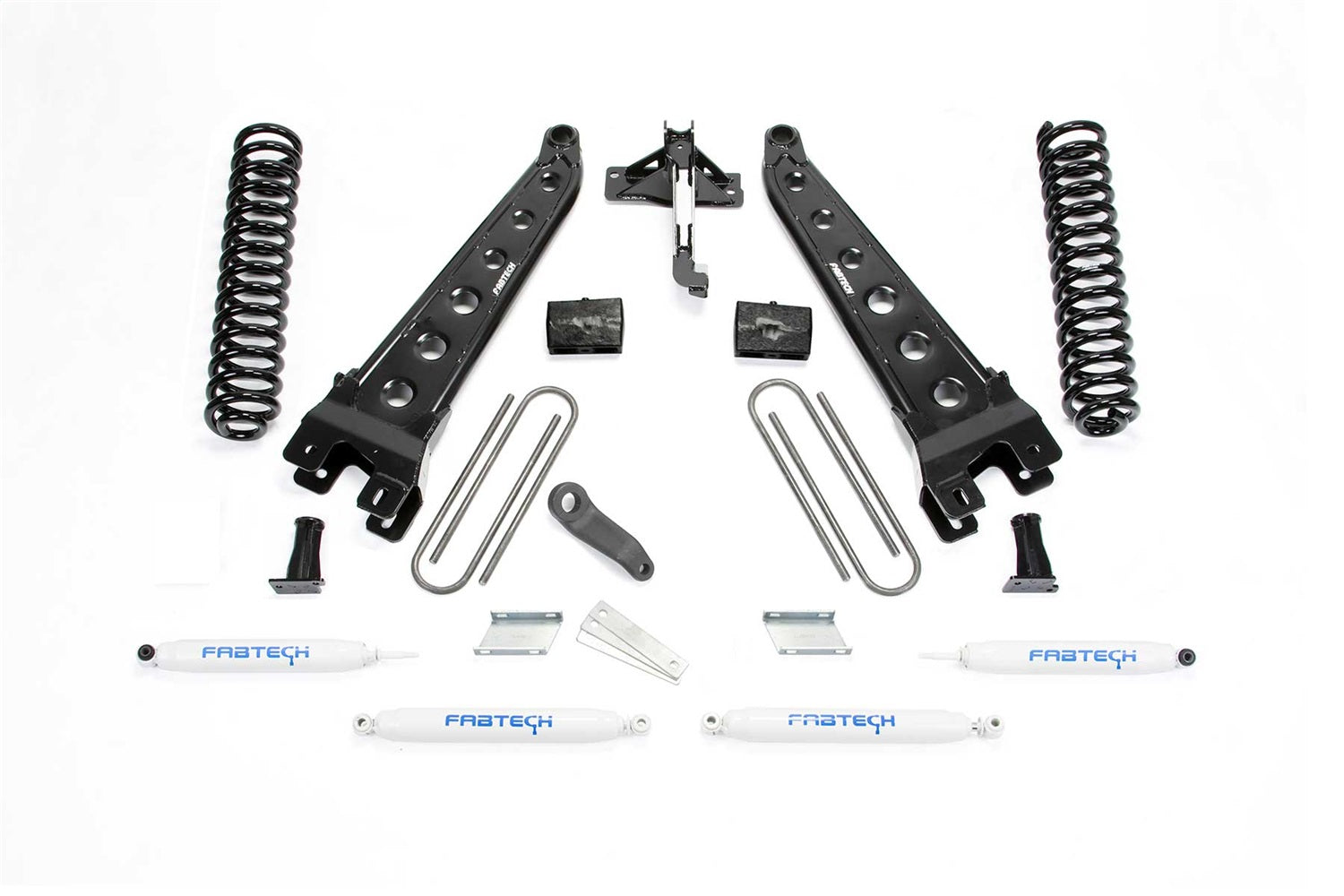 Fabtech K2218 Radius Arm Lift System; 6 In. Lift; Incl. Performance Shocks; Fabtech K2218