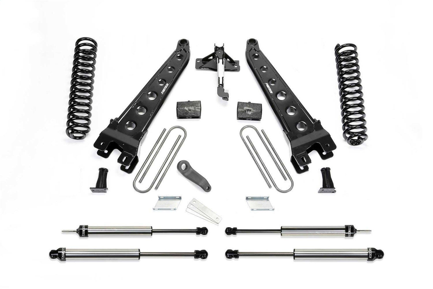 Fabtech K2218DL Radius Arm Lift System; 6 In. Lift; Incl. Dirt Logic Shocks; Fabtech K2218DL