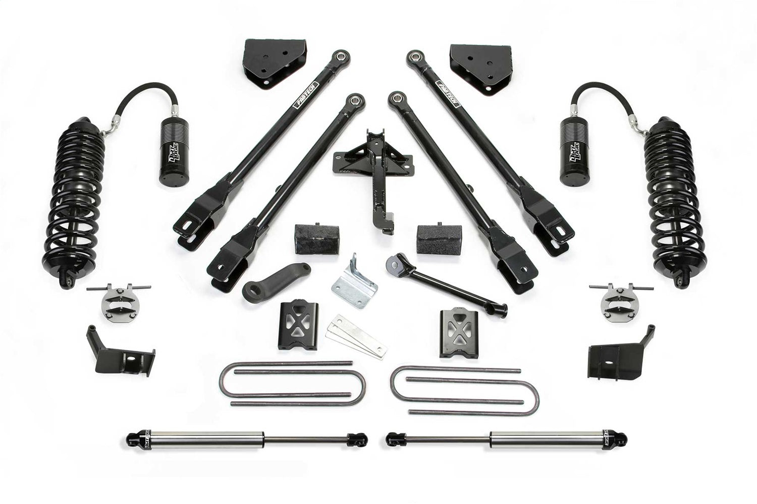 Fabtech K2224DL 4 Link Lift System; 4 in. Lift; Fabtech K2224DL