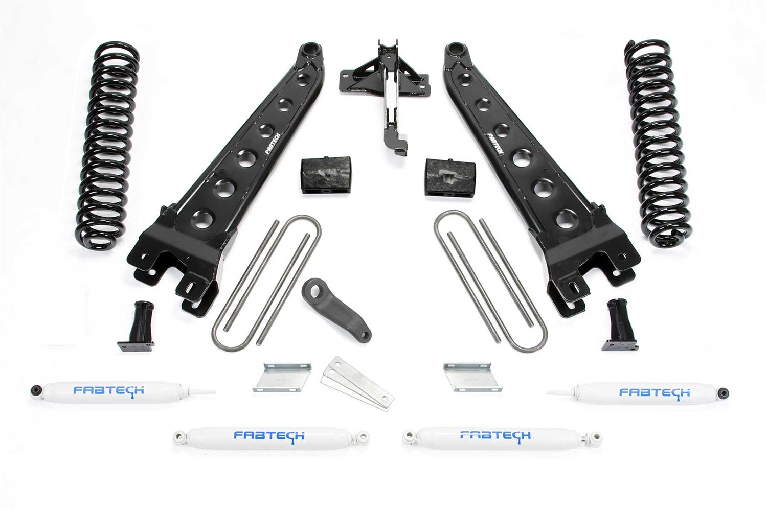 Fabtech K2256 Radius Arm Lift System; w/Performance Shocks; 6 in. Lift; Fabtech K2256