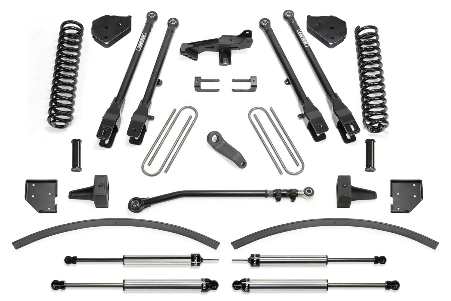Fabtech K2266DL 4 Link Lift System; 8 in. Lift; Incl. Dirt Logic 2.25 Shocks; Fabtech K2266DL