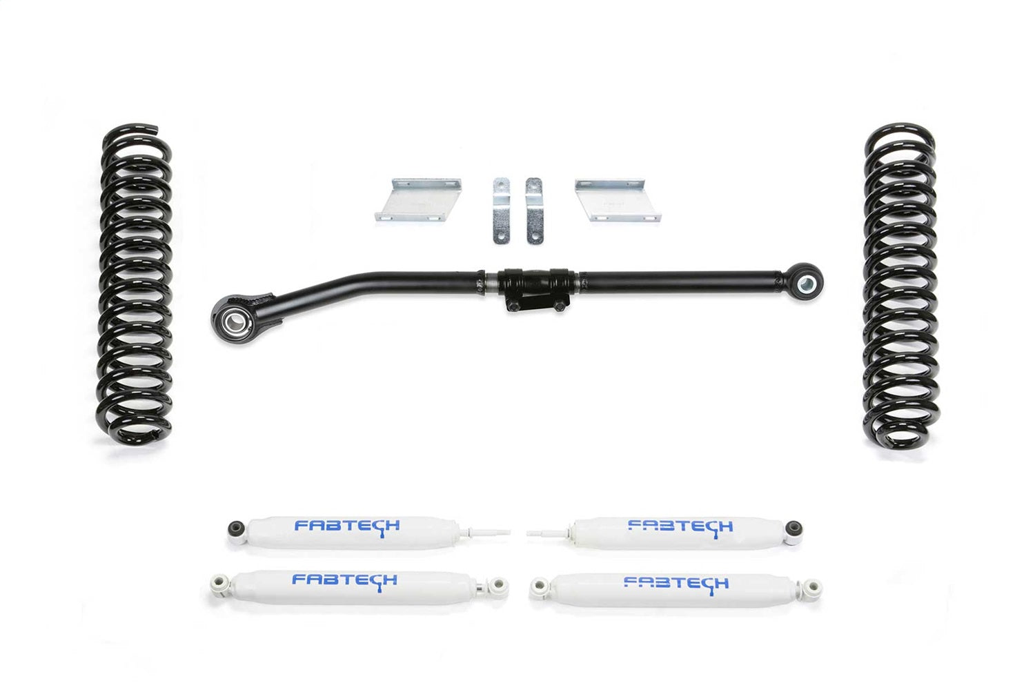 Fabtech K2333 Basic Lift System w/Shocks; 2.5 in. Lift; w/Performance Shocks; Fabtech K2333