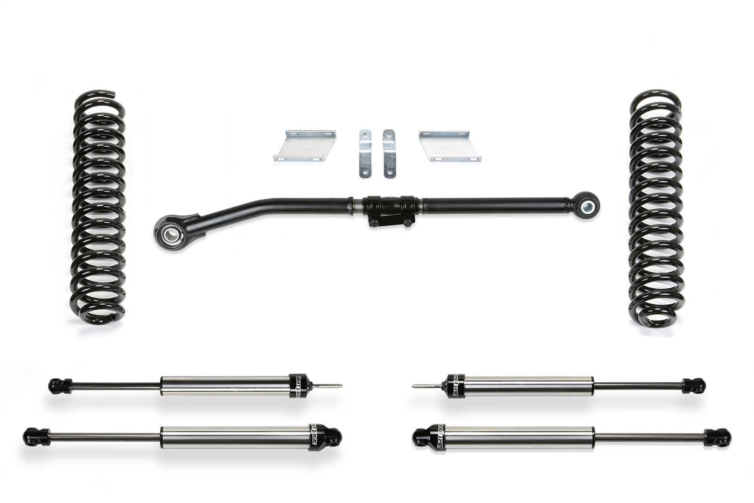 Fabtech K2333DL Basic Lift System w/Shocks; 2.5 in. Lift; w/Dirt Logic Shocks; Fabtech K2333DL