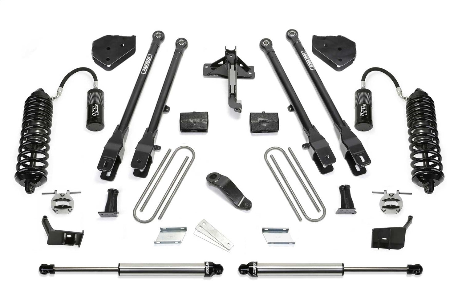 Fabtech K2338DL 4 Link Lift System; 6 in. Lift; Fabtech K2338DL
