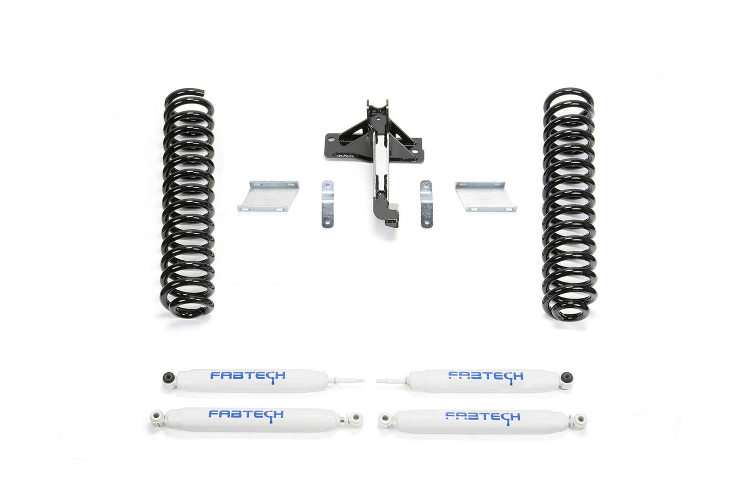 Fabtech K2339 Budget Lift System w/Shock; 2.5 in. Lift; w/Performance Shocks; Fabtech K2339