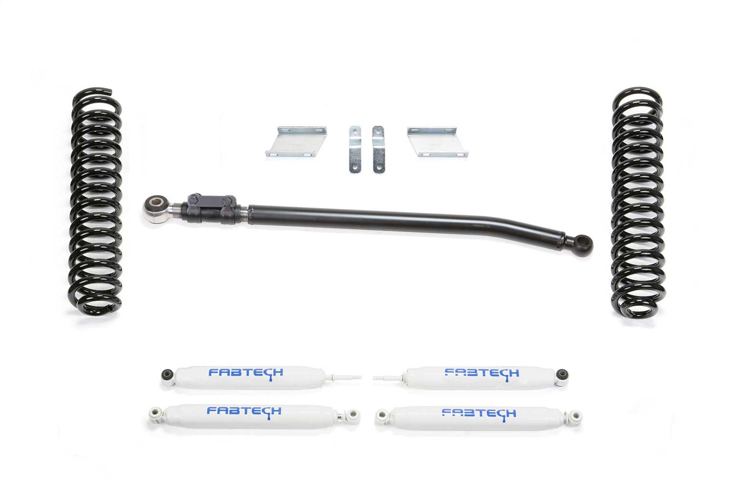 Fabtech K2376 Basic Lift System w/Shocks; 2.5 in. Lift; w/Performance Shocks; Fabtech K2376