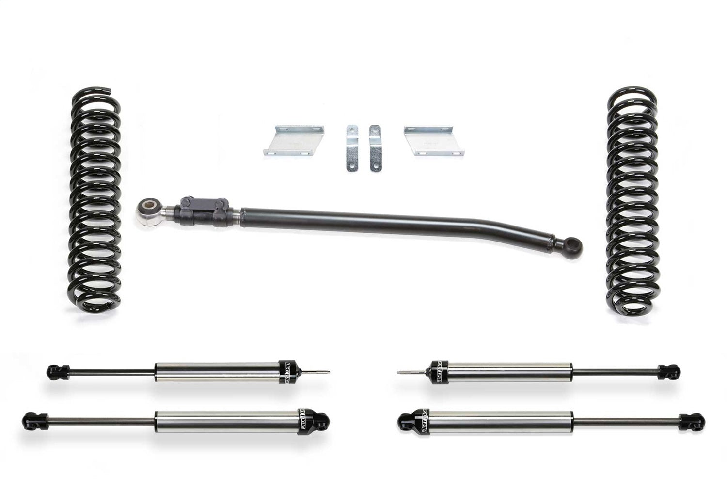 Fabtech K2376DL Basic Lift System w/Shocks; 2.5 in. Lift; w/Dirt Logic Shocks; Fabtech K2376DL