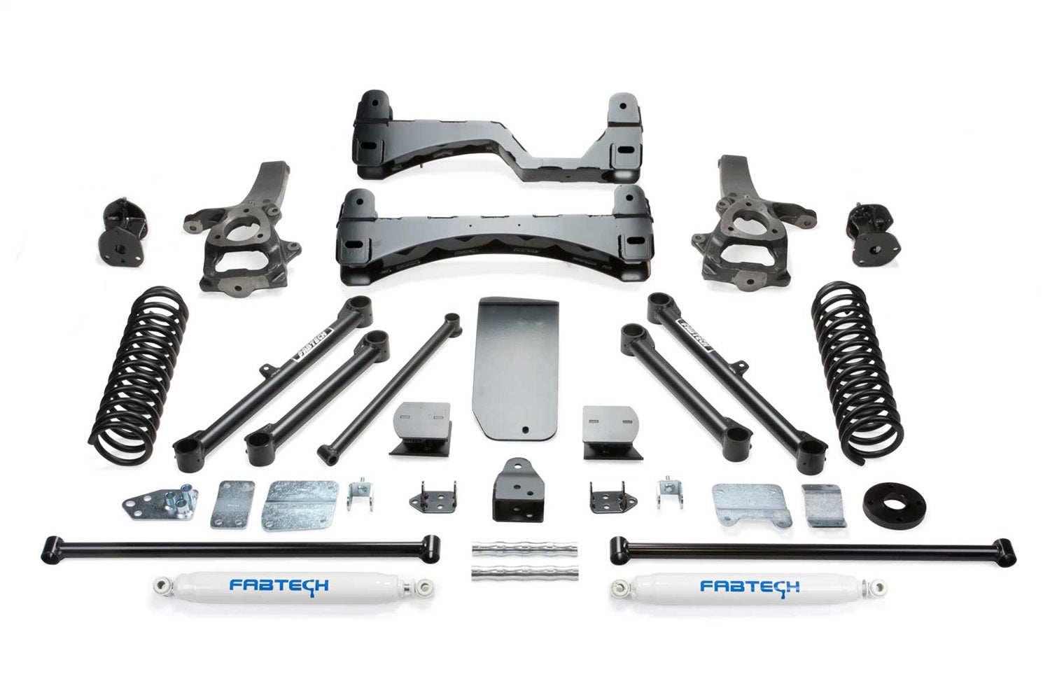 Fabtech K3053 Basic Lift System w/Shocks; w/Performance Shocks; 6 in. Lift; Fabtech K3053