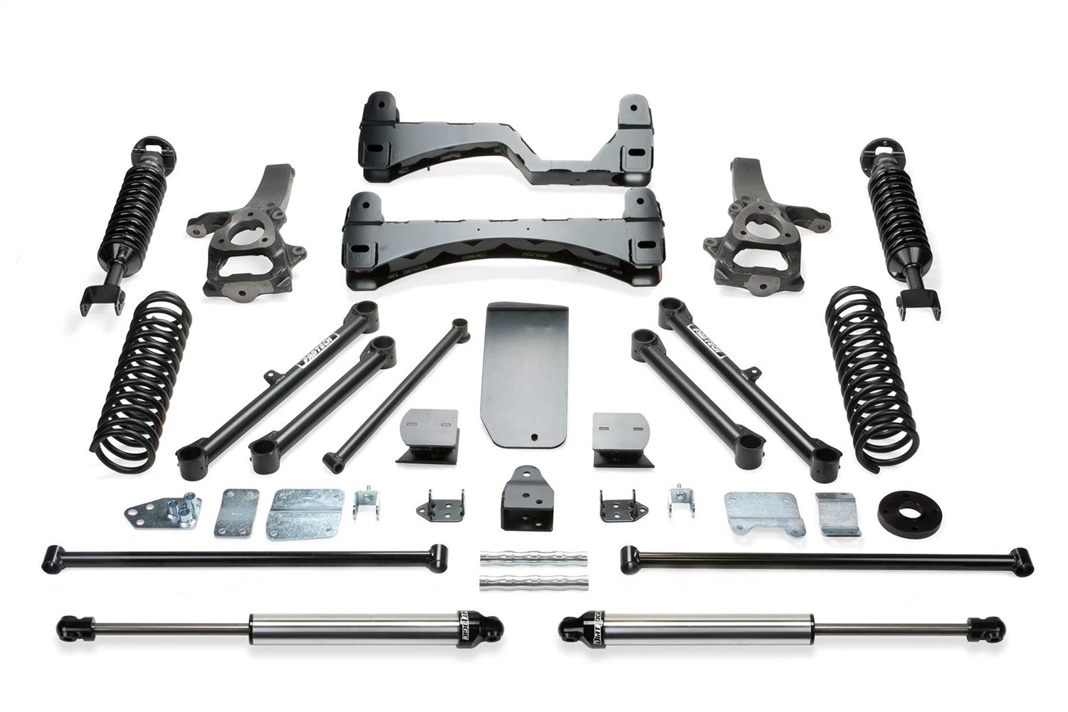 Fabtech K3053DL Basic Lift System w/Shocks; w/DLSS Shocks; 6 in. Lift; Fabtech K3053DL