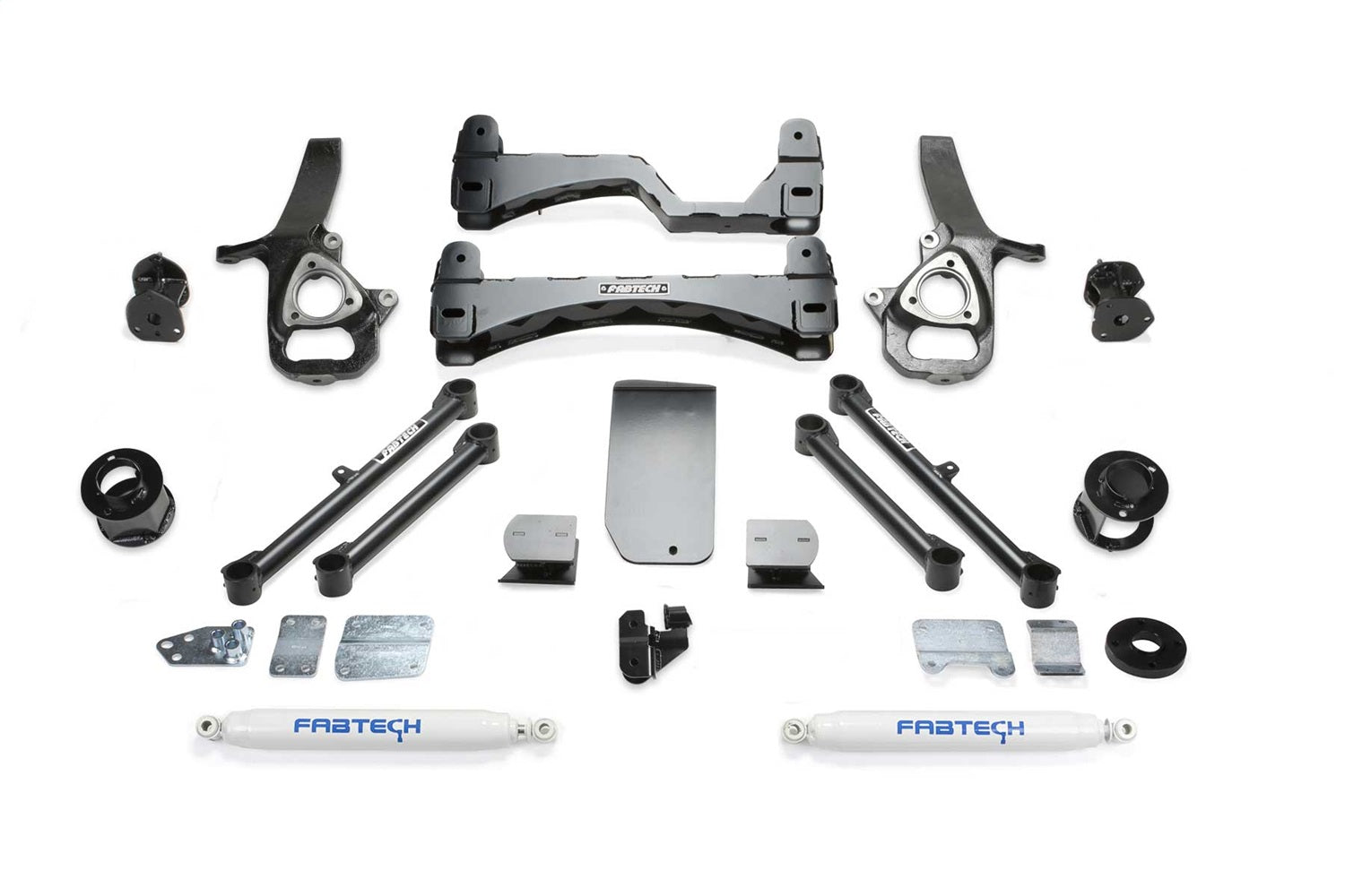Fabtech K3086 Basic Lift System w/Shocks; 6 In. Lift; Incl. Performance Shocks; Fabtech K3086