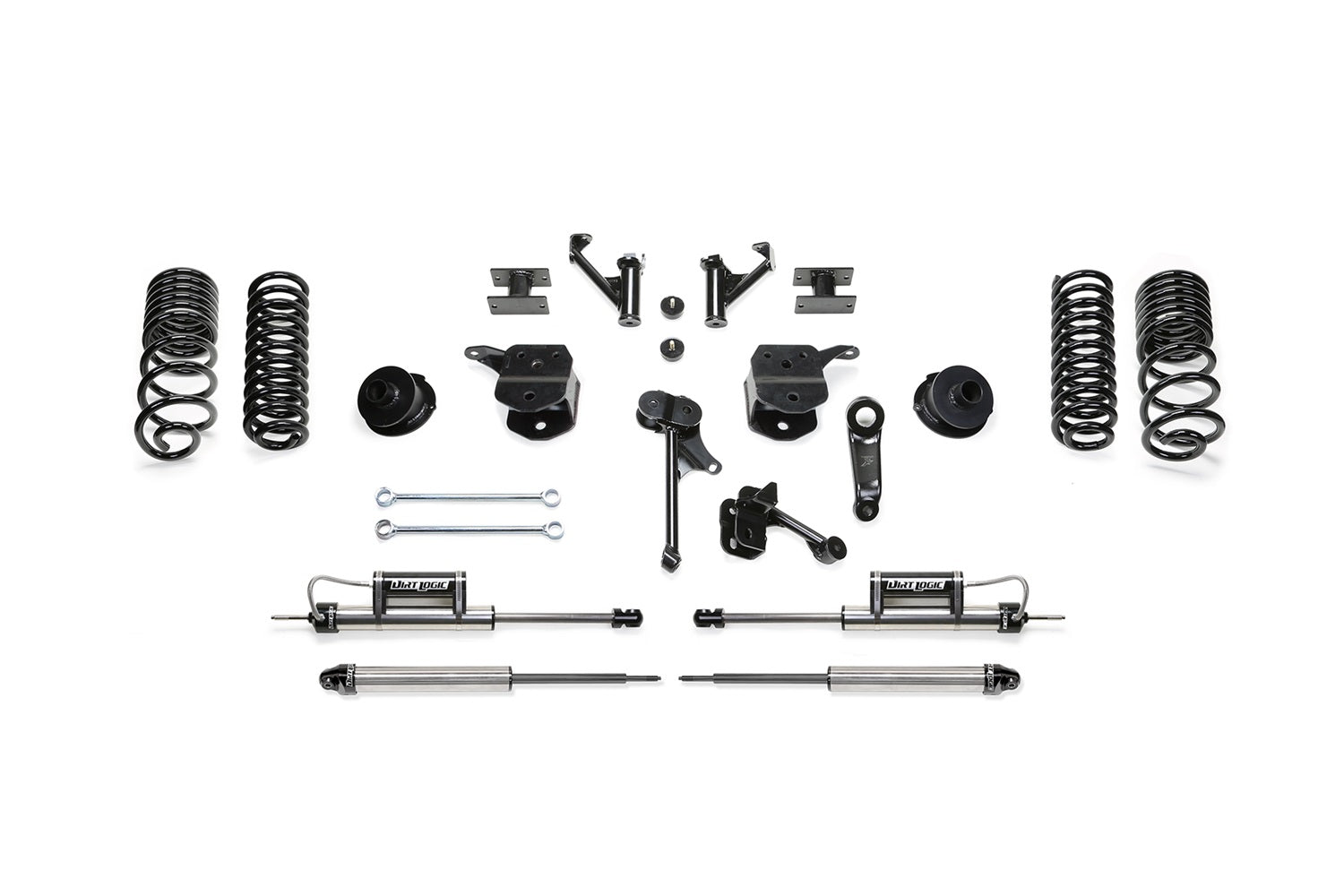Fabtech K3139DL Basic Lift System w/Shocks; w/DLSS Shocks; 5 in. Lift; Fabtech K3139DL