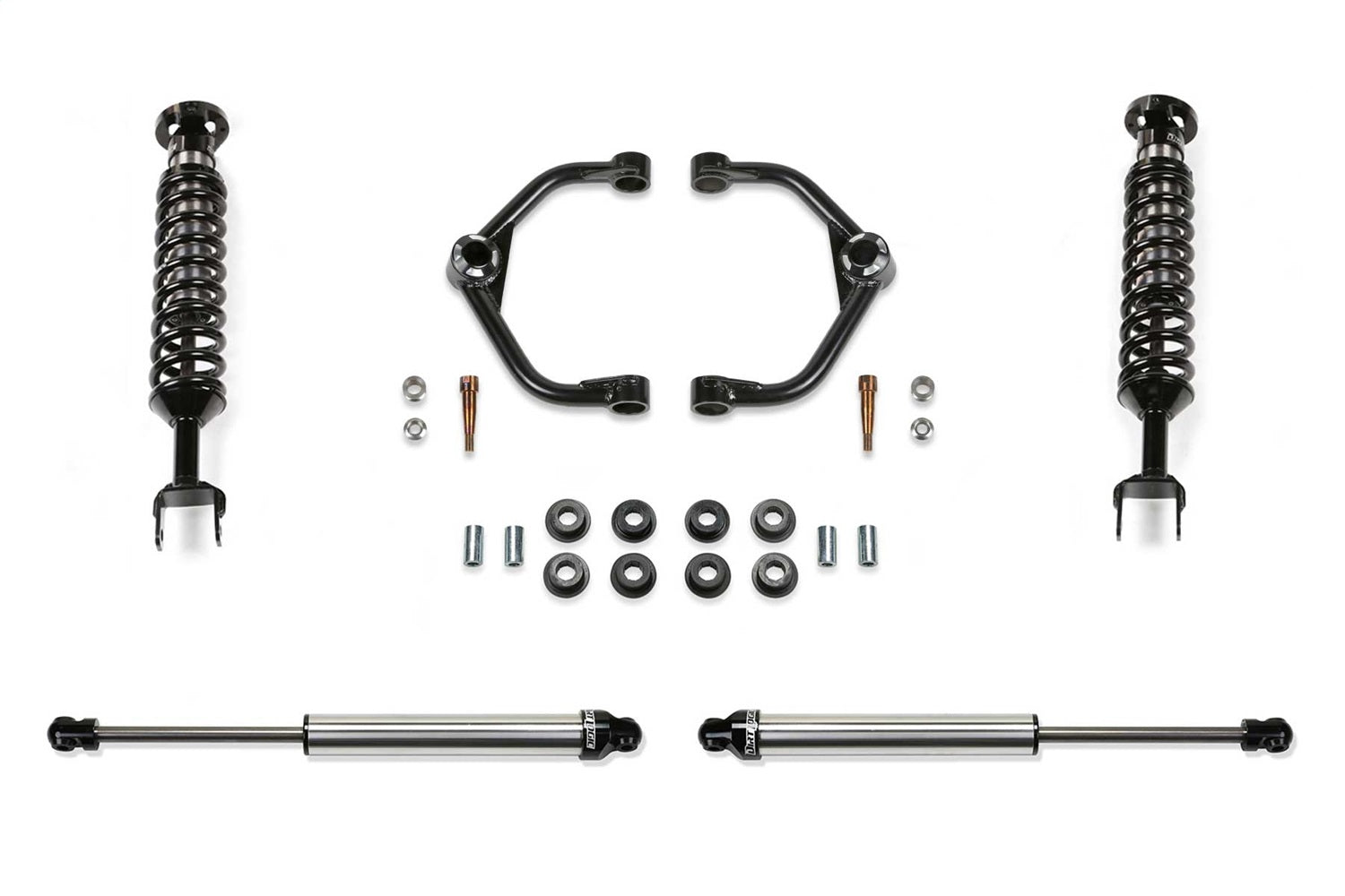 Fabtech K3171DL Uniball UCA Lift System w/Shocks Fabtech K3171DL