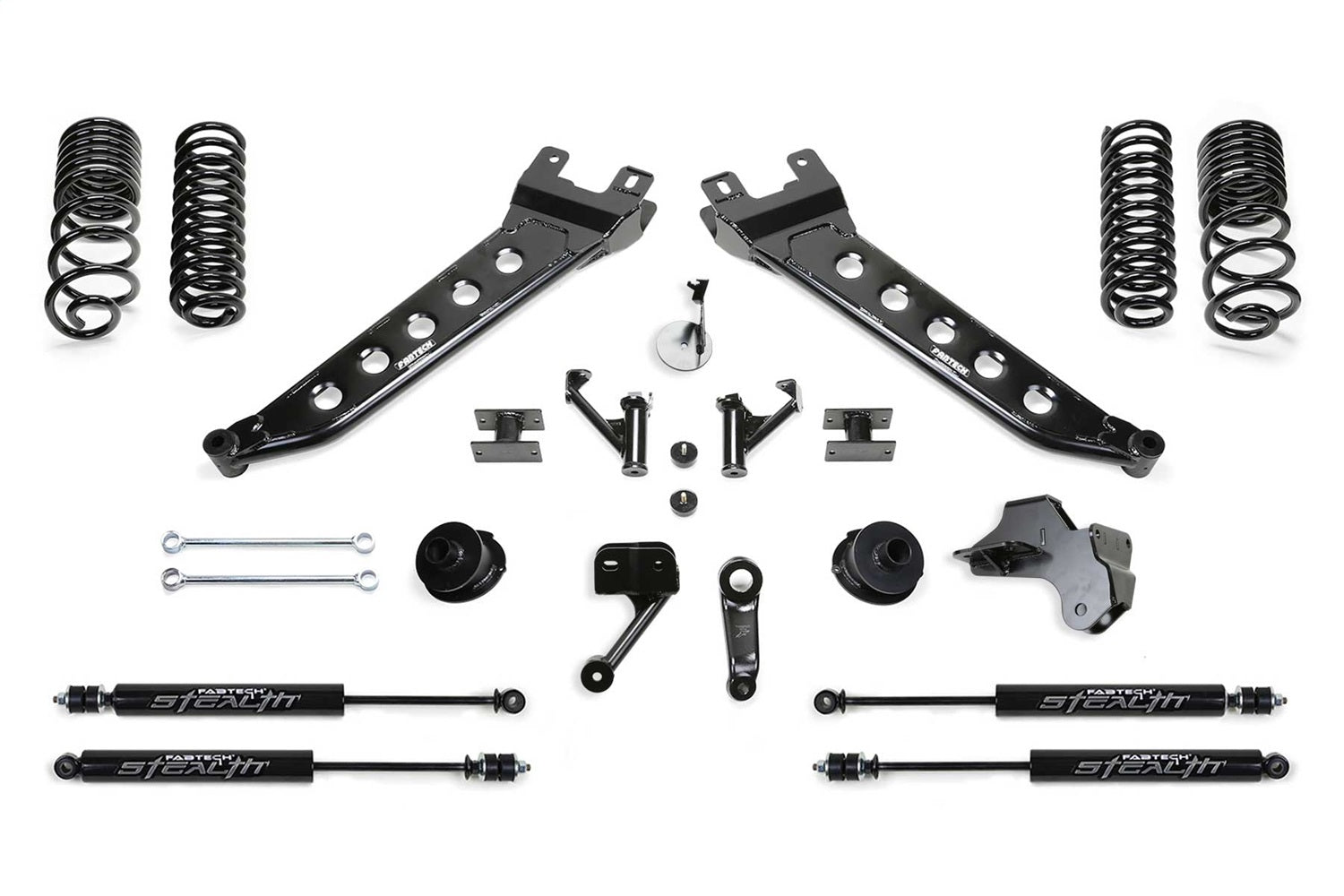Fabtech K3180M Radius Arm Lift System; 5 in. Lift; w/Stealth; Fabtech K3180M