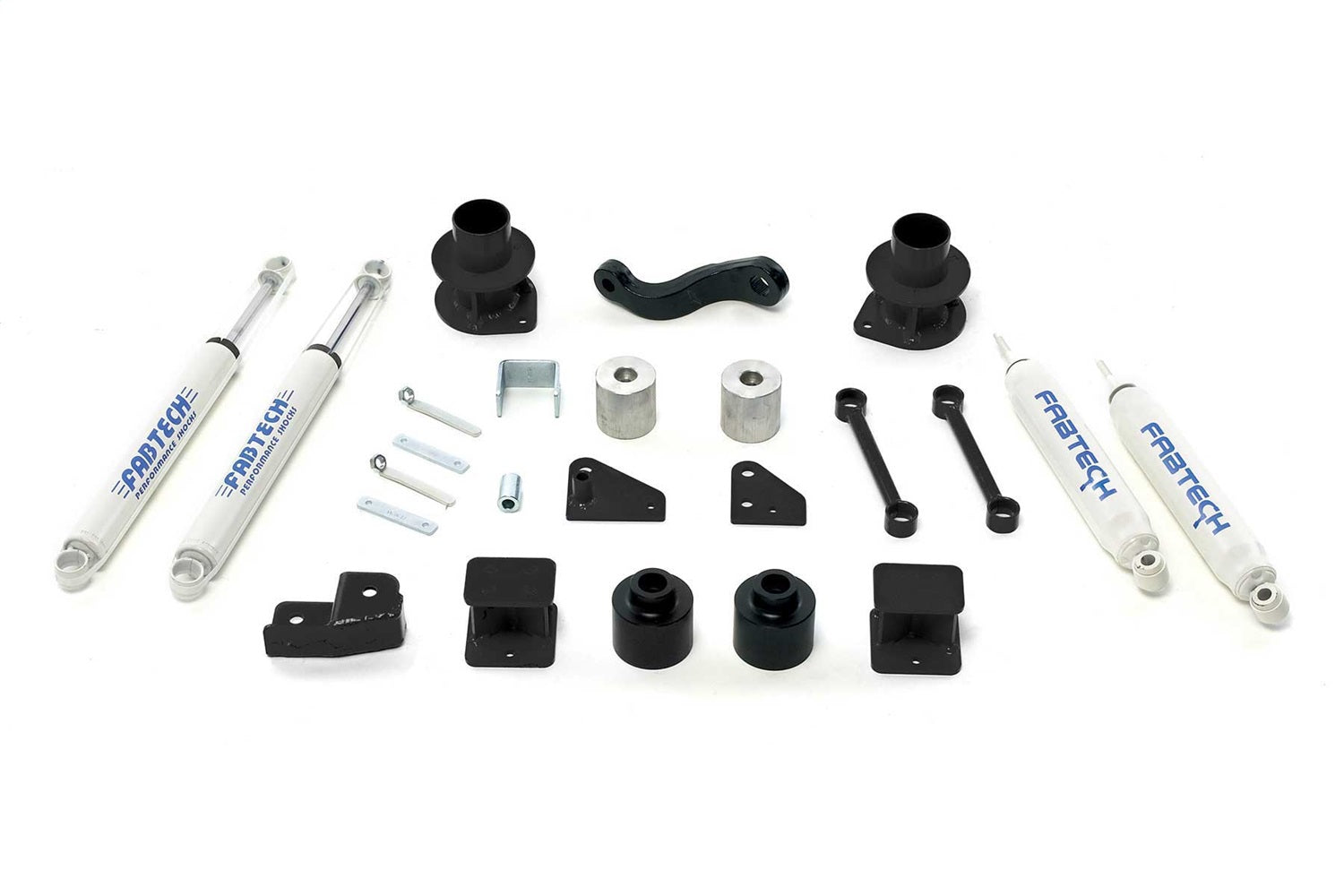Fabtech K4037 Basic Lift System w/Shocks; 3 in. Lift; w/Performance Shocks; Fabtech K4037