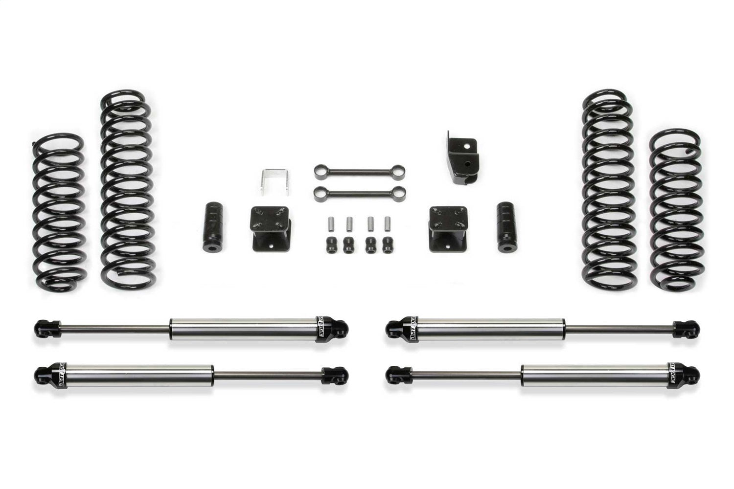 Fabtech K4048DL Budget Lift System w/Shock; w/DLSS Shocks; 3 in. Lift; Fabtech K4048DL