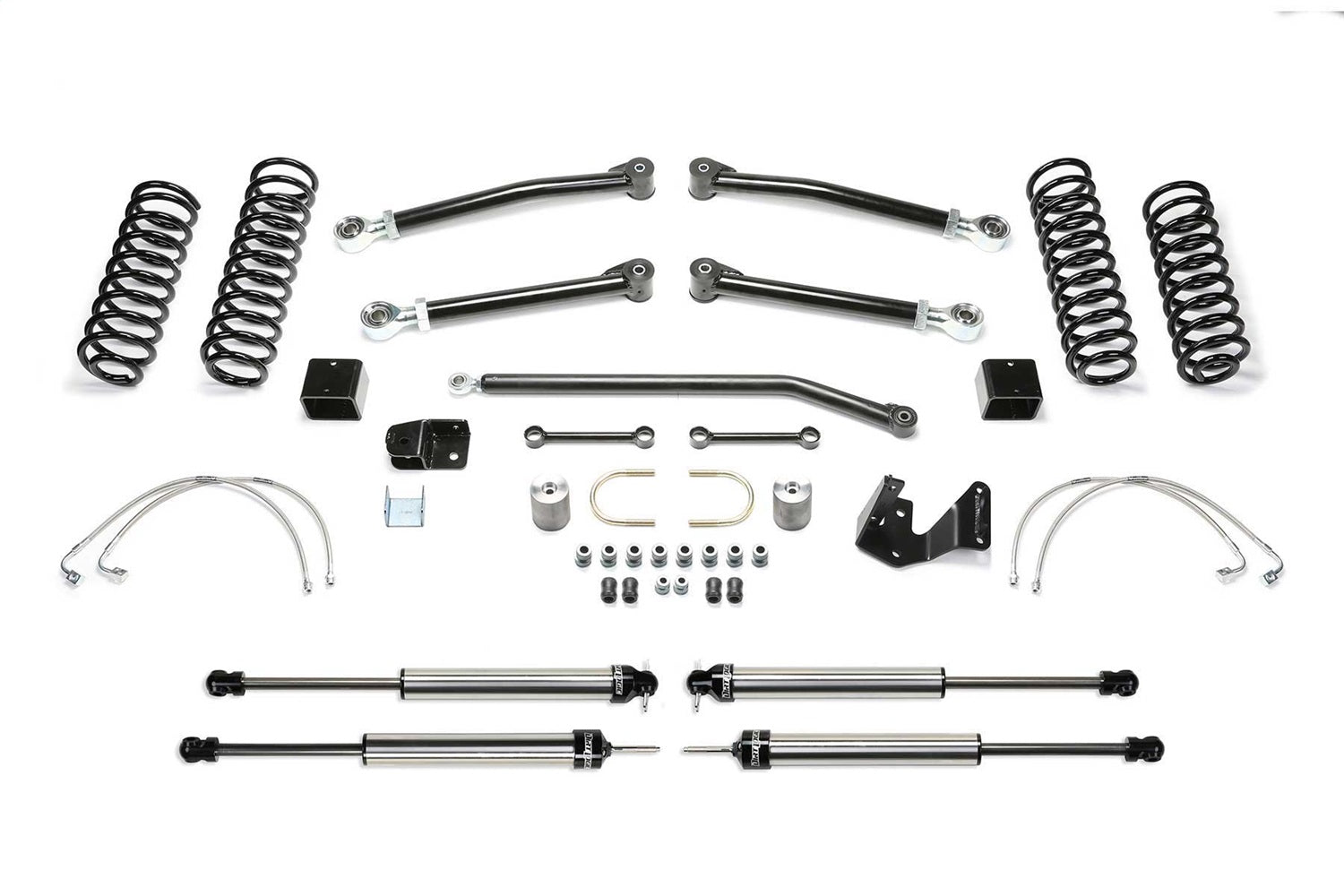 Fabtech K4052DL Trail II Lift System; 3 in. Lift; w/Dirt Logic 2.25 Non Resi Shocks; Fabtech K4052DL