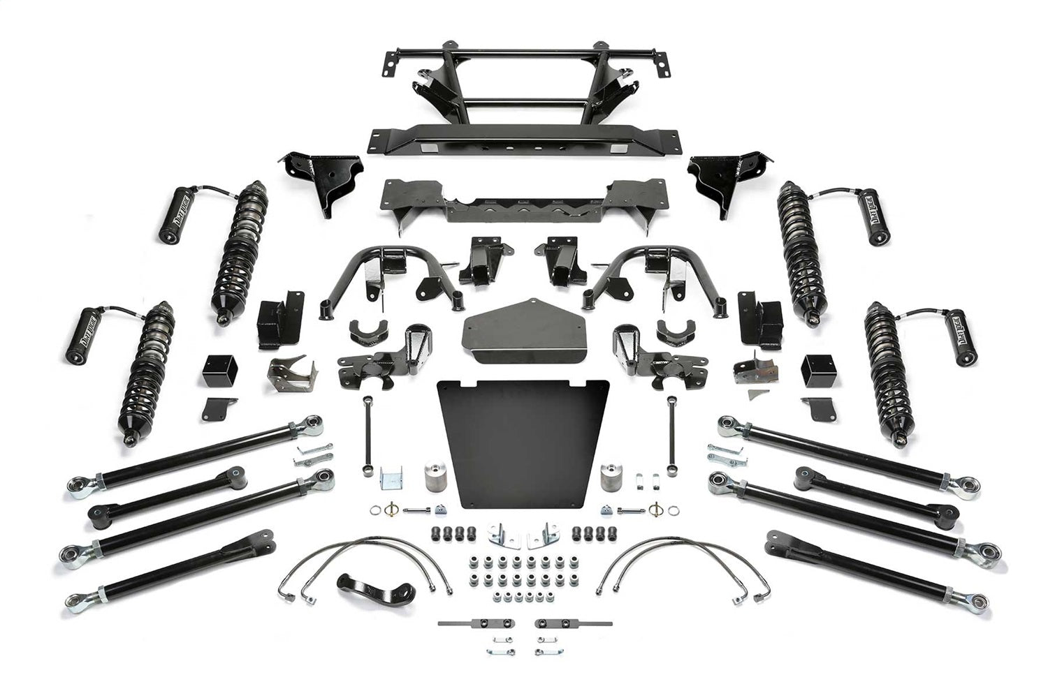 Fabtech K4067DL Crawler Coilover II Lift System; 3 In. Lift; w/Dirt Logic 2.5 Resi Coilovers; Fabtech K4067DL