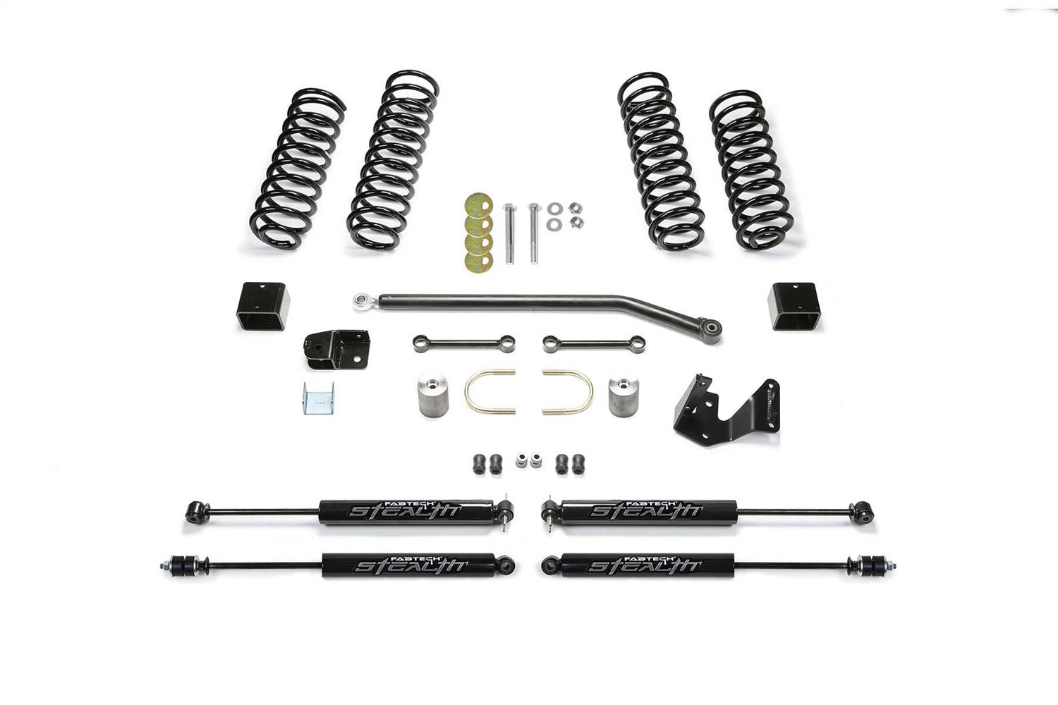 Fabtech K4085M Sport II Lift System; 3 in. Lift; w/Stealth Shocks; Fabtech K4085M
