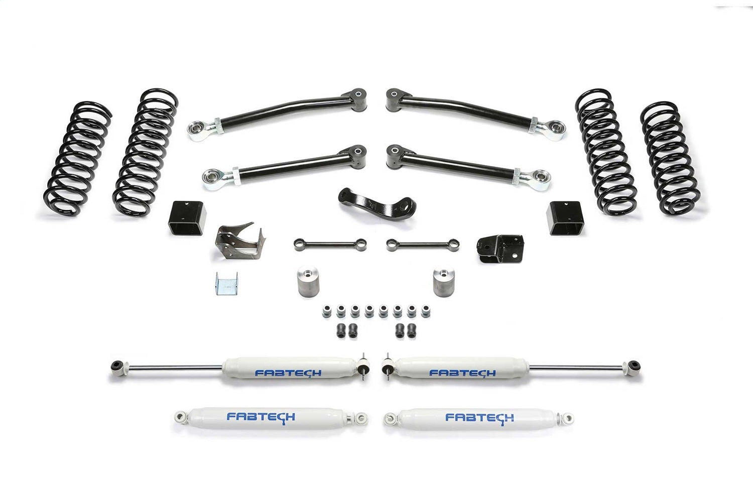Fabtech K4089 Trail Lift System; 3 in. Lift; w/Performance Shocks; Fabtech K4089