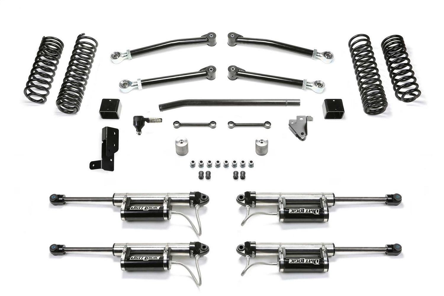 Fabtech K4118DL Trail Lift System; 3 in.; w/DLSS Resi Shocks; Fabtech K4118DL
