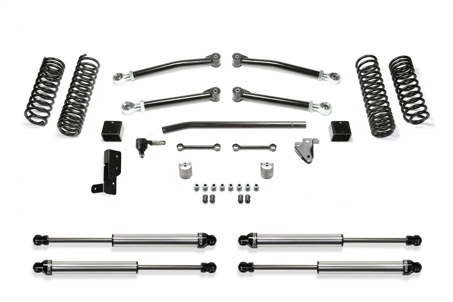 Fabtech K4140DL Trail Lift System; 5 in. Lift; w/Dirt Logic 2.25 Shocks; Fabtech K4140DL
