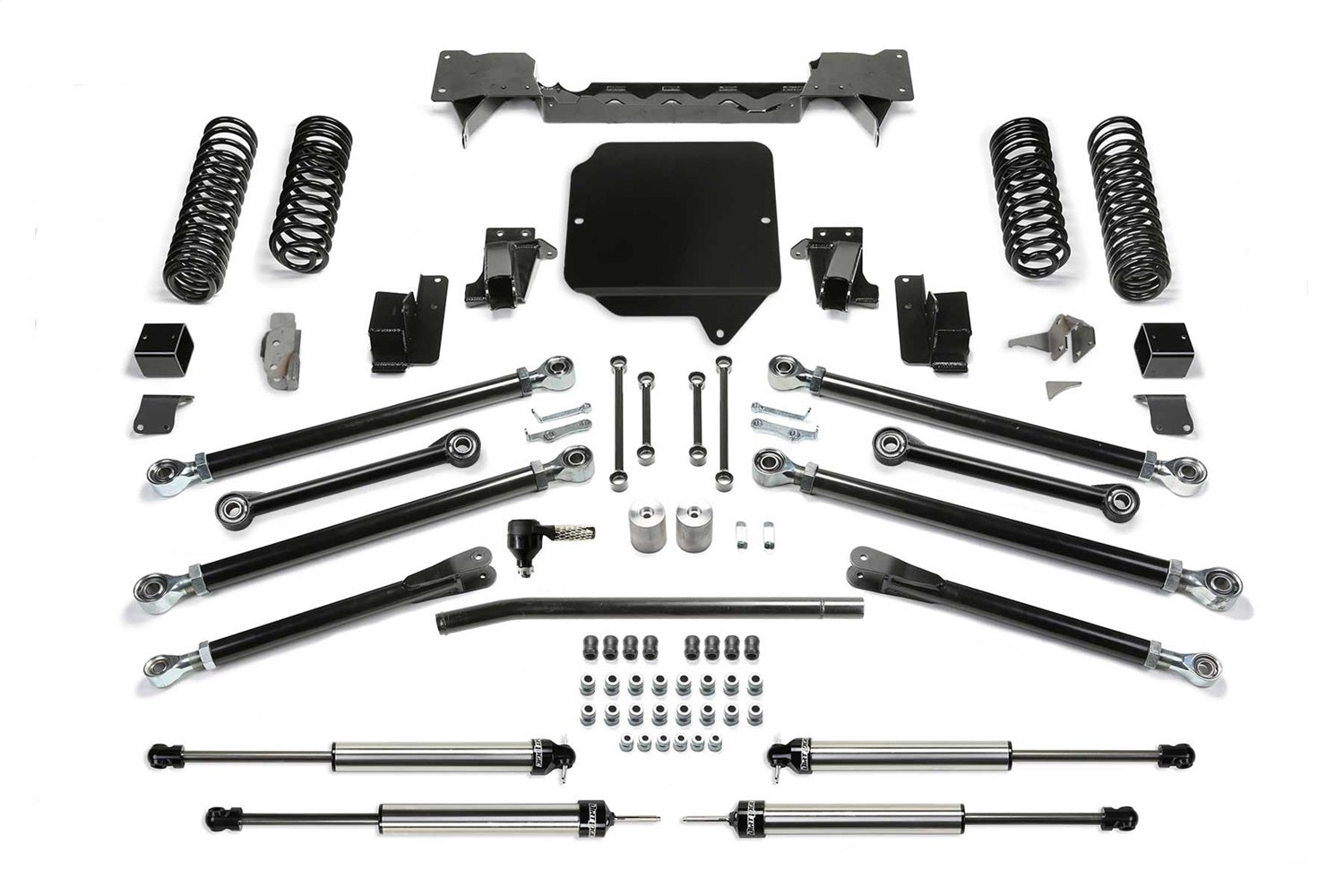 Fabtech K4144DL Crawler Lift System w/DLSS Shocks; 5 In. Lift; w/Dirt Logic Resi Shocks; Fabtech K4144DL