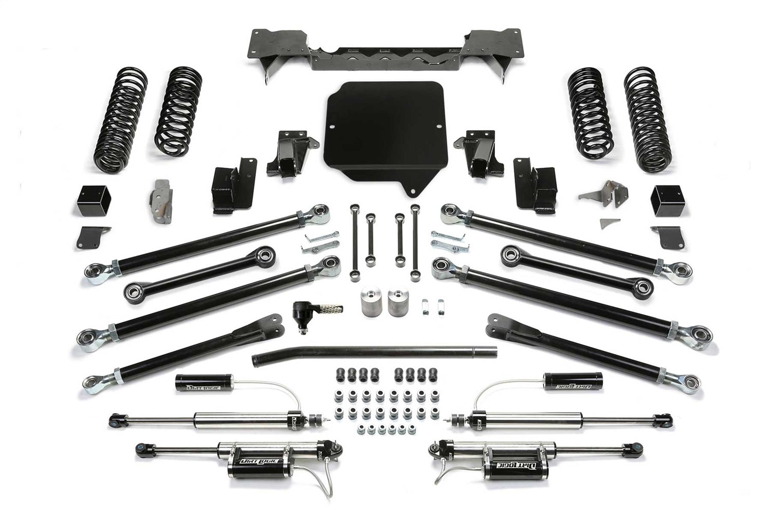 Fabtech K4145DL Crawler Lift System w/DLSS Resi Shocks; 5 In. Lift; w/Dirt Logic Resi Shocks; Fabtech K4145DL