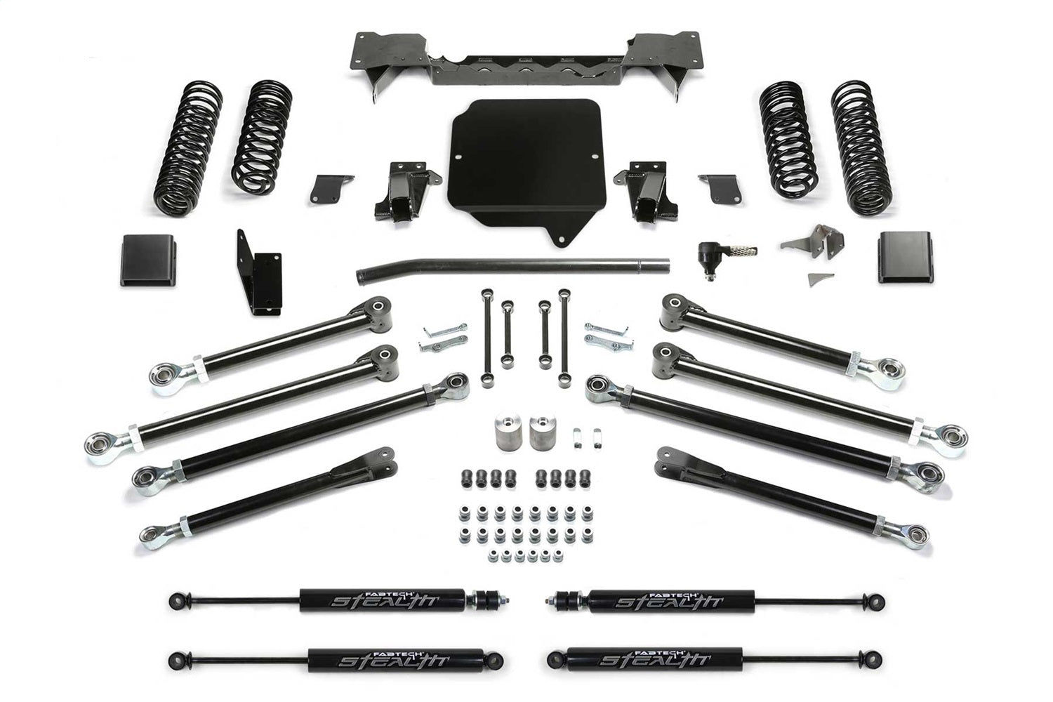 Fabtech K4177M Crawler Lift Kit; 5 in. Lift w/Stealth Shocks; Fabtech K4177M