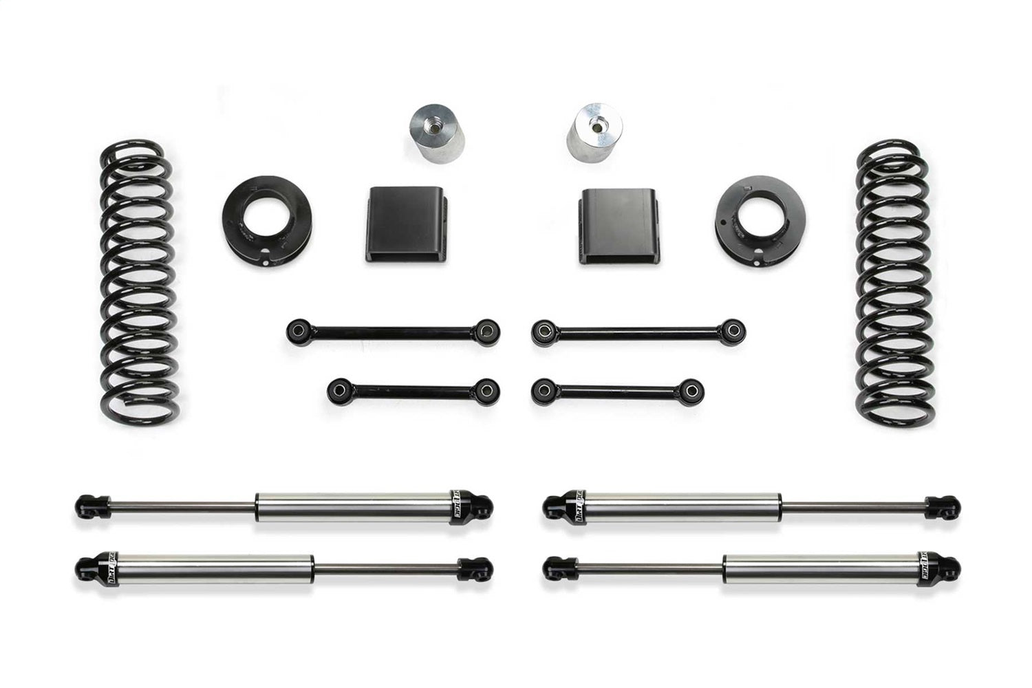 Fabtech K4190DL Sport Lift System w/Shock; 3 in. w/2.25DLSS Shocks; Fabtech K4190DL