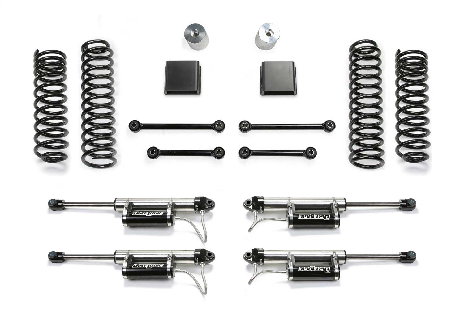 Fabtech K4194DL Sport II Lift System; 3 in. w/2.25DLSS Resi.; w/Drag Link Kit; Fabtech K4194DL