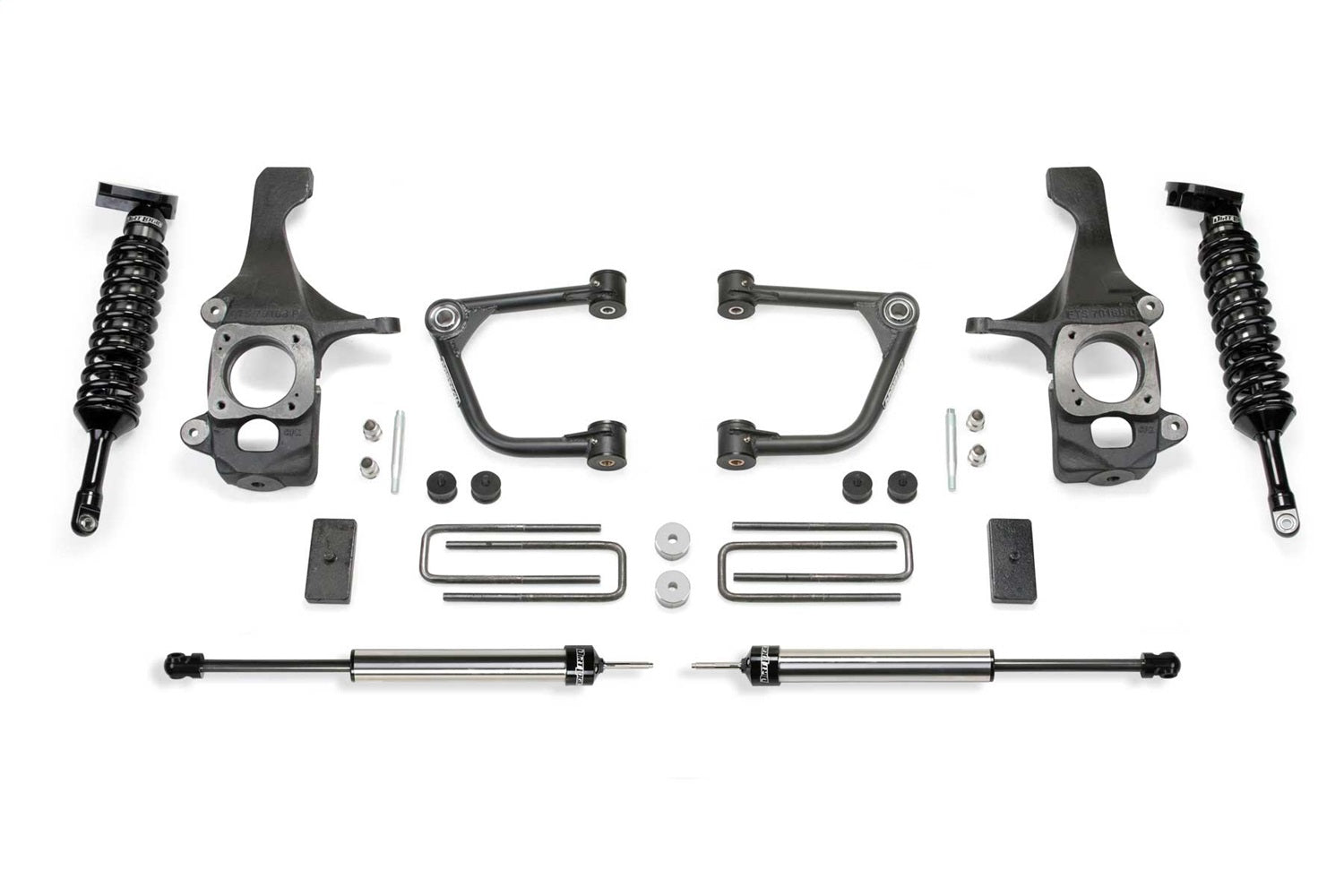 Fabtech K7075DL Uniball UCA Lift System w/Shocks Fabtech K7075DL