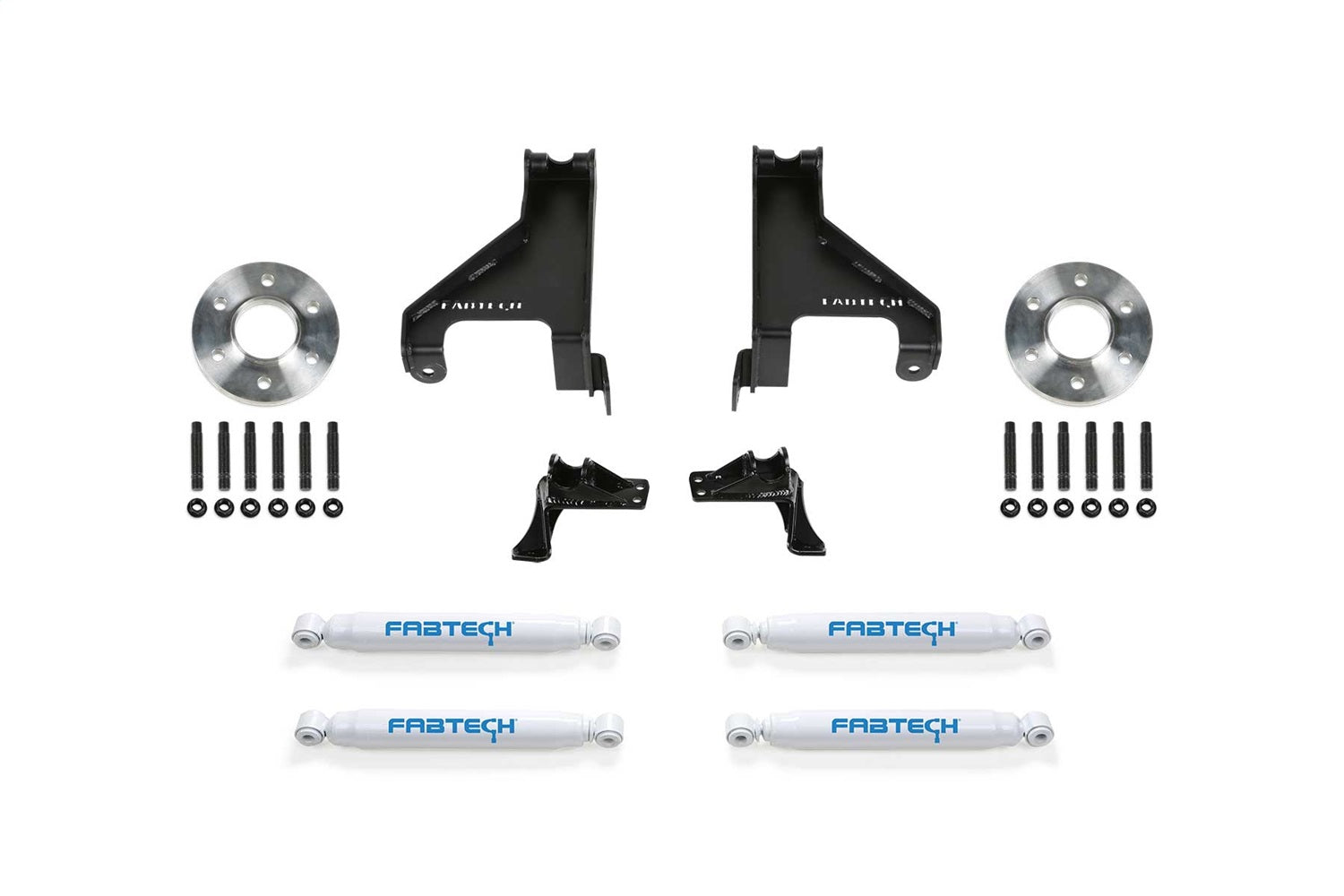 Fabtech K9005 Auxiliary Shock Kit; Front Performance Shocks And Rear Performance Shocks; Fabtech K9005