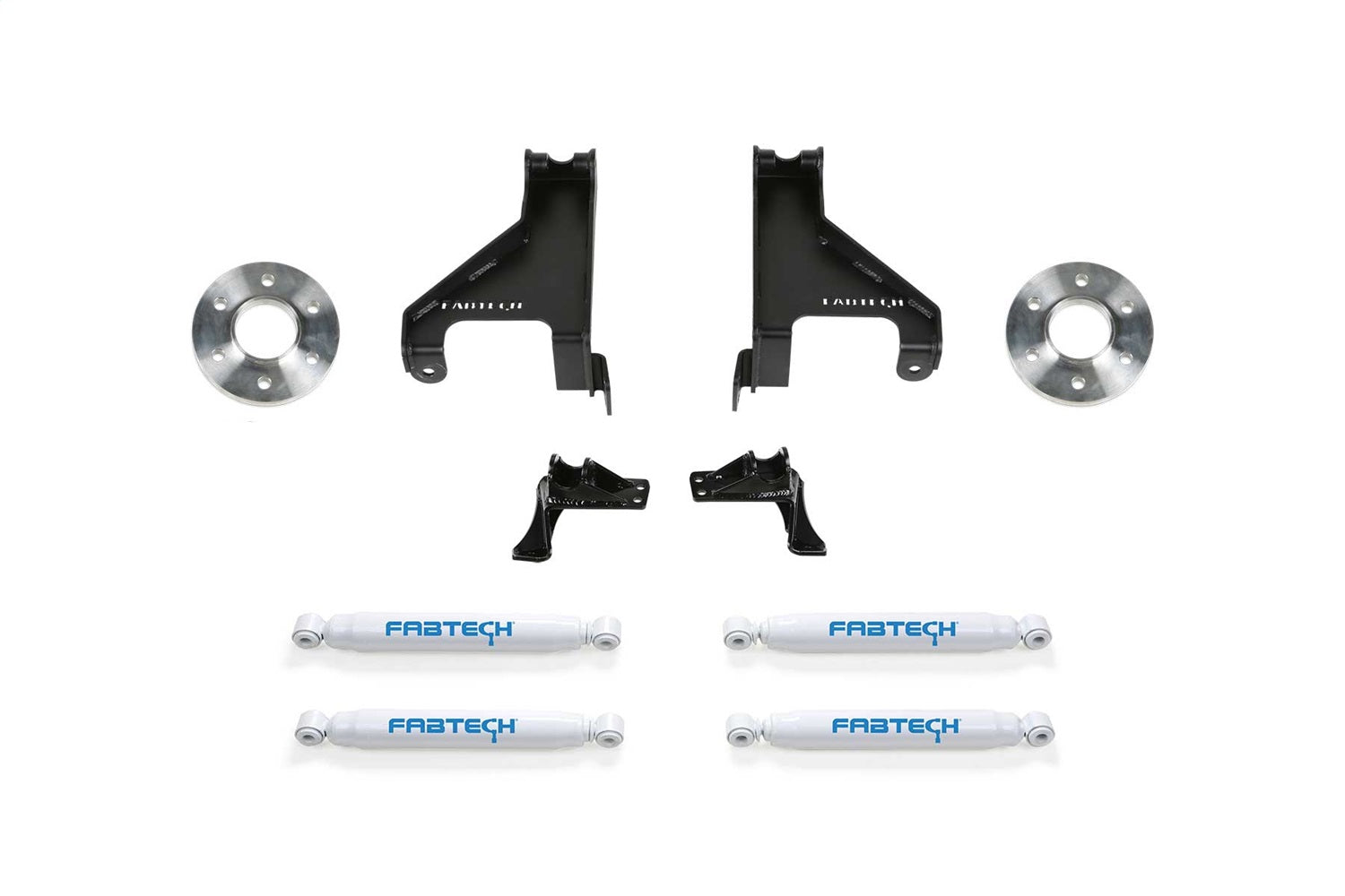 Fabtech K9012 Auxiliary Shock Kit; Front Performance Shocks And Rear Performance Shocks; Fabtech K9012