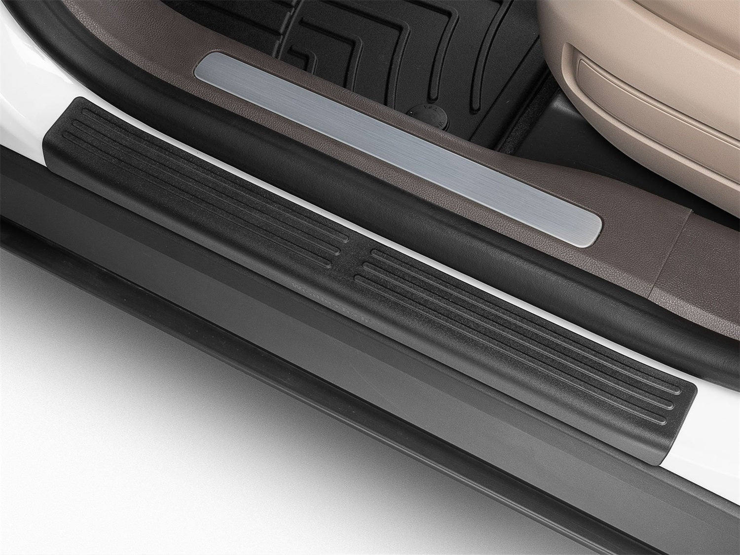 Weathertech ST048K1 Sill Protector; 4 Door Set; Black; Weathertech ST048K1