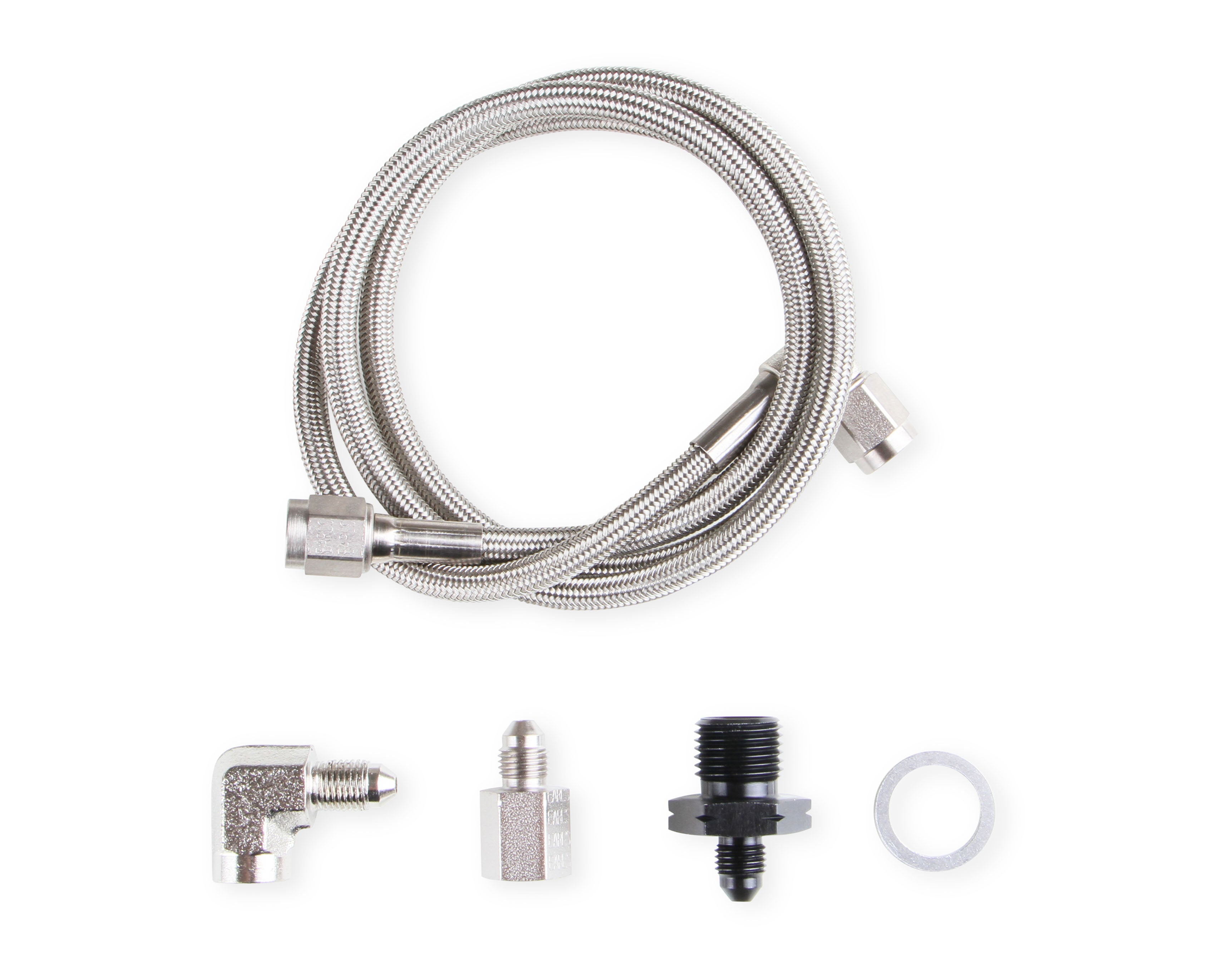 Earl's Oil Pressure Gauge Installation Kit - GM LS w/ 72" Long Hose